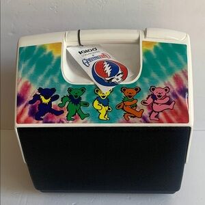 Grateful Dead x Igloo 7 Qt Playmate Cooler Dancing Bears NWT